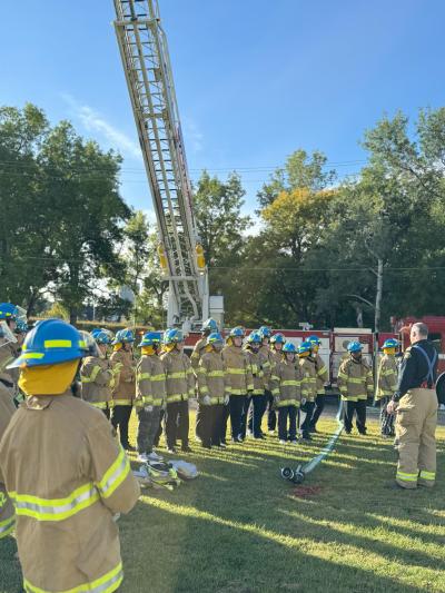 Fire Ladder Truck Visit with Edmonton Fire - Level 2