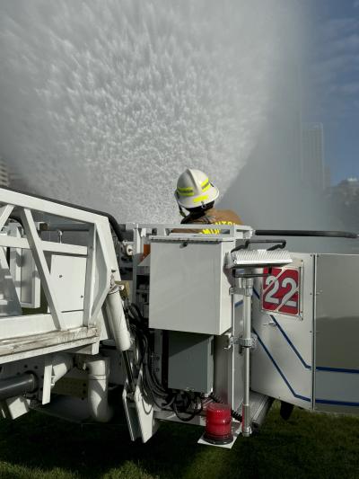 Fire Ladder Truck Visit with Edmonton Fire - Level 2
